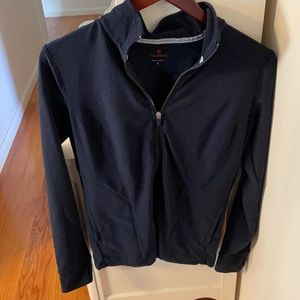 Navy blue workout jacket